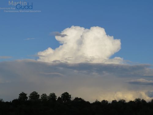 Altocumulus cumulonimbogenitus virga